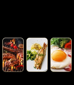 Pince multifonction en inox 304 pour barbecue, steaks, poisson et service bacon