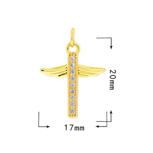 18K gold plated butterfly heart pendant charm dimensions 20mm height and 17mm width