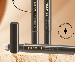 Macro shot of root touch-up pen with sponge applicator and soft matte finish