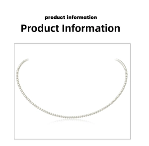 Macro shot of high-luster round white pearl necklace with uniform size and smooth texture