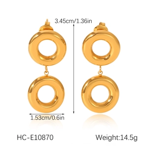 Diagramme technique montrant les dimensions et la taille des boucles d'oreilles créoles