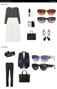 Flat lay of classic round sunglasses with rivets styled for lady and gent fashion look