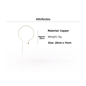 Spécifications de taille et matière pour le tour de cou serpent doré serti de strass