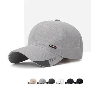 Quick Dry Mesh Baseball Cap Breathable Sun Protection Outdoor Sports Hat With Adjustable Buckle For Men And Women