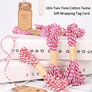 Bakers Twine Cotton Rope Twisted Cord For Gift Wrapping DIY Crafts Christmas Wedding Decoration Braided String