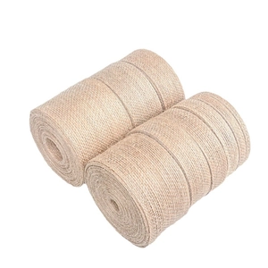 Rouleaux de ruban de jute naturelle pour décoration de mariage rustique et Noël