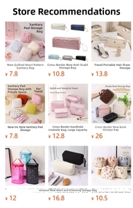 Quilted makeup bag large capacity portable travel storage pouch for cosmetics and daily essentials.