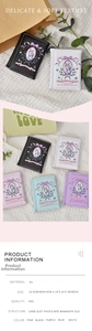 Detailed interior of a cute rabbit trifold wallet showing card slots and compartments
