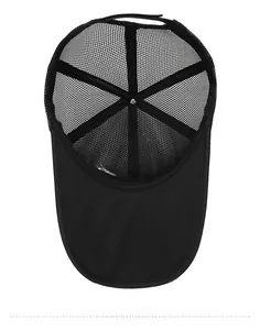 Vista dettagliata dell'interno in mesh traspirante e cinturino in velcro del cappellino