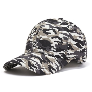 Casquette de Baseball Camouflage Extérieur Réglable Protection Solaire Chapeau en Toile de Coton pour Hommes Femmes Randonnée