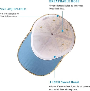 Quick-dry dinosaur baseball cap for kids with adjustable velcro and breathable sweatband