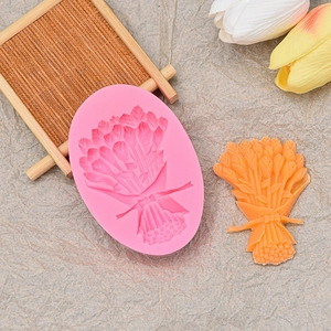 Silikonform Tulpenstrauß für DIY-Fondant Backen und kreative Eiswürfelherstellung