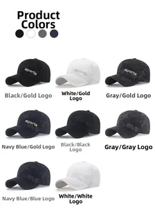 Multiple color options for camouflage baseball caps featuring sports embroidery detail