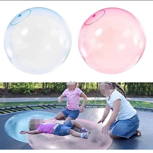 Giant Bubble Ball Inflatable Toy TPR Soft Transparent Water Fillable Stretchable Outdoor Garden Game For Kids