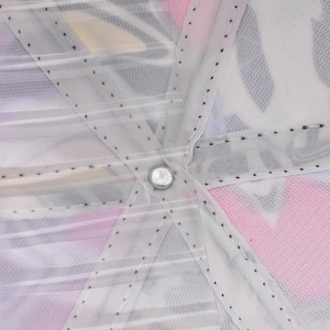 Detail of the six-panel interior construction with breathable mesh and reinforced seams