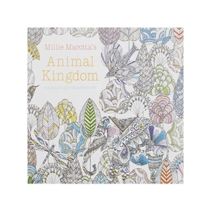 Animal Kingdom coloring book by Millie Marotta featuring detailed animal illustrations