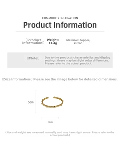 Size guide for gold-plated wave bangle with weight and diameter measurement details