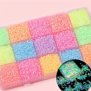 Luminous Glass Seed Beads Glow In The Dark For DIY Jewelry Making Bracelet Earring Necklace Craft Accessory