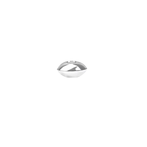 Distanziatore piatto in argento sterling S925 per creazione di gioielli fai da te