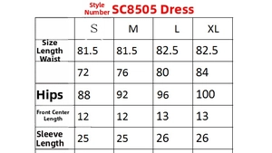 Guía de tallas detallada para conjunto de vestido floral de 3 piezas de verano S a XL