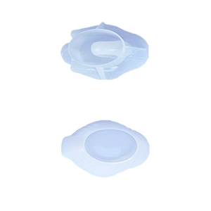 Translucent swan-shaped silicone mold for DIY resin storage box making projects