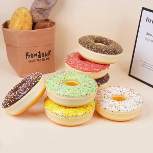 Grande Giocattolo Ciambella Artificiale PU Slow Rebound Squishy Cibo Finto Decorazione Accessori Fotografia Sollievo Dallo Stress