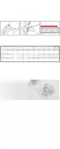 Size guide for S925 sterling silver ring showing measurement steps and size chart