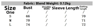 Size guide for sleeveless asymmetric pleated bodysuit with chest and length measurements