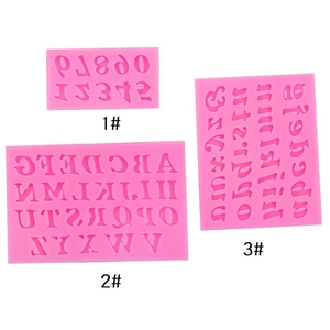 Letter Number Silicone Mold Fondant Chocolate Baking Cake Decorating Tool DIY Crafting