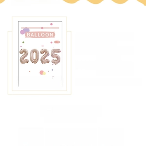 Détails du lot de ballons 2025 or rose 32 pouces avec valve à fermeture automatique