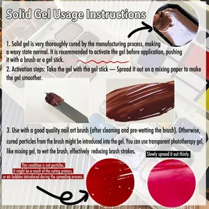 Macro detail of solid nail polish texture and steps for professional application