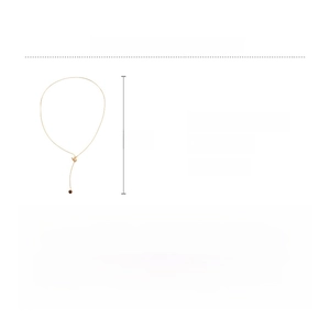 Detailed size guide and specifications for tiger's eye gourd necklace with 70cm length