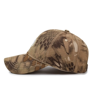 Tactical python camouflage baseball cap for outdoor hiking and military sun protection