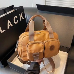Große Damen Schultertasche Nylon Umhängetasche Mehrere Taschen Casual Tote Handtasche Pendler Tasche