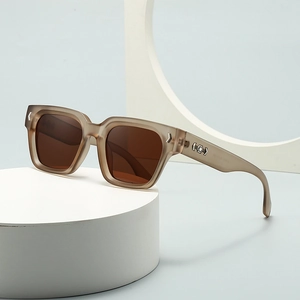 Vintage Quadratische Sonnenbrille UV400 Schutz PC Gläser Kunststoff Metall Rahmen Mode Outdoor Autofahren Brille Für Damen Herren
