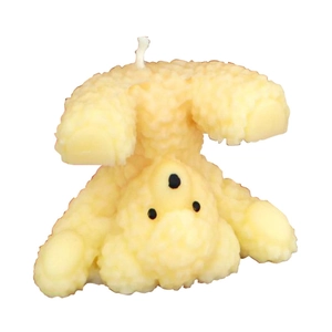 Cute yellow handstand bear scented candle creative animal shaped decorative wax candle