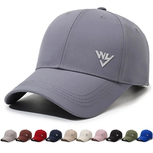 Unisex Quick Dry Baseball Cap Outdoor Casual Sun Hat With Letter Embroidery Breathable Polyester Adjustable Sport Snapback Hat