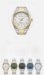 Detailed technical specifications for Curren 8439 quartz watch with 40mm metal dial case