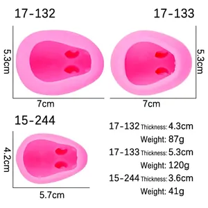 3D rabbit silicone mousse cake mold for chocolate ice cream in various sizes