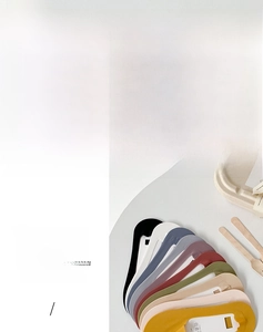 Detailed fan-shaped display of multi-color seamless ice silk no-show socks for women