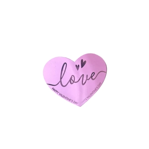 Décoration de cupcake cœur rose en acrylique avec texte love pour la Saint-Valentin