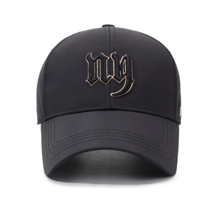 Klassische schwarze NY Baseballkappe aus schnelltrocknendem Stoff mit atmungsaktivem Schutz