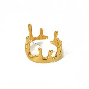 Lava crown ring details with 17mm inner diameter and 2.2g weight measurement data