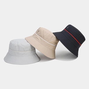 Bucket Hat Waterproof Quick-Drying Breathable Outdoor Sun Hat Wide Brim Metal Eyelets Contrast Trim For Men Women Summer