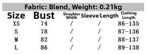 Detailed size chart for lace satin dress with fabric weight and specific measurements