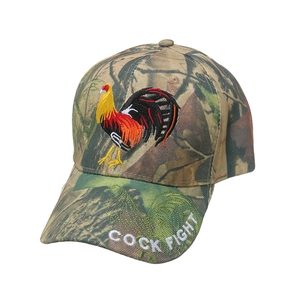 Baseball Cap Rooster Embroidery Acrylic Sun Protection Outdoor Streetwear Hip Hop Hat For Men Women