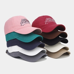 Baseball Cap Cotton Athletics Letter Embroidered American Vintage Soft Top Adjustable Sun Protection Hat For Women Men
