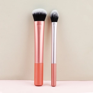 Makeup Brushes Powder Eyeshadow Brush Synthetic Fiber Aluminum Plastic Handle Portable Professional Beauty Cosmetic Tool