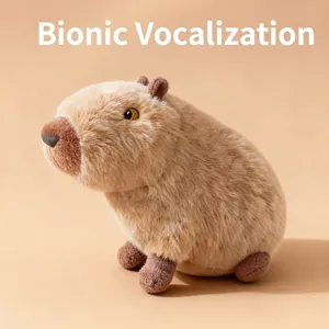 Jouet en peluche capybara sonore pour chien pour le jeu interactif et soulager l'ennui