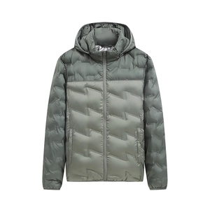 Herren Kapuzenjacke Mit Graphen Wattierung Thermische Winteroberbekleidung Winddicht Wasserdicht Color Block Steppmantel